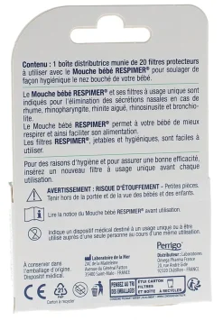 Filtres protecteurs bébé Respimer - boîte de 20 filtres