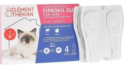 Fiprokil Duo chat 50 mg/60 mg Clément-Thékan