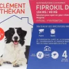 Fiprokil duo chien 134 mg/40 mg Clément-thékan - 4 pipettes de 1,34 ml