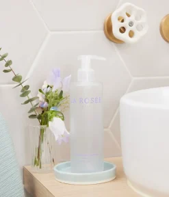 Flacon de shampoing en verre La Rosée - flacon-pompe de 200ml