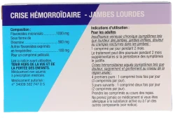 Flavonoïdes 1000 mg Zentiva – 18 comprimés pelliculés