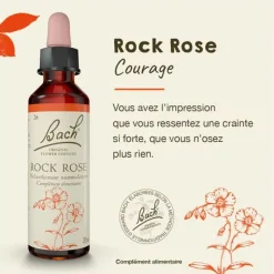 Fleur de Bach Rock Rose Helianthemum nummularium - flacon de 20 ml