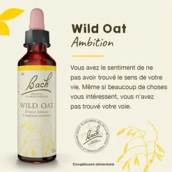 Fleur de Bach Wild Oat Bromus ramosus - flacon de 20 ml