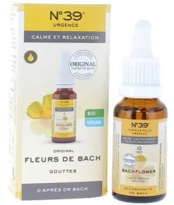 Fleurs de Bach calme et relaxation N°39 Lemon pharma - flacon de 20ml