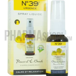 Fleurs d'E. Bach calme et relaxation N°39 lemon pharma - spray liquide 20 ml