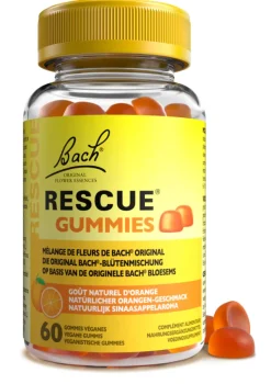 Fleurs de Bach Gummies Rescue goût orange - pot de 60 gommes
