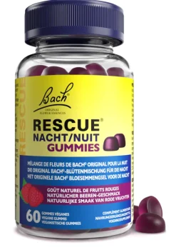 Fleurs de Bach Gummies Rescue nuit goût fruits rouges - pot de 60 gommes