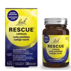 Fleurs de Bach Nuits paisibles Rescue - pot de 30 capsules