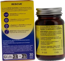Fleurs de Bach Nuits paisibles Rescue - pot de 30 capsules