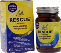 Fleurs de Bach Nuits paisibles Rescue - pot de 30 capsules