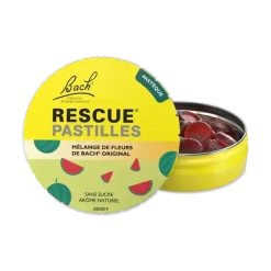 Fleurs de Bach Rescue pastilles saveur pastèque Famadem - boite de 50g
