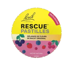 Fleurs de Bach Rescue pastilles saveur fruits rouges Famadem - boite de 50g