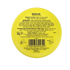 Fleurs de Bach Rescue pastilles saveur fruits rouges Famadem - boite de 50g