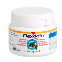 Flexadin Arthrose chien et chat Vetoquinol - pot de 30 comprimés