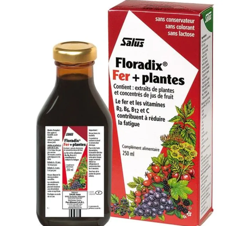 Floradix fer + plantes Salus