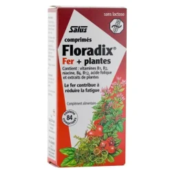 Floradix fer + plantes Salus - 84 comprimés