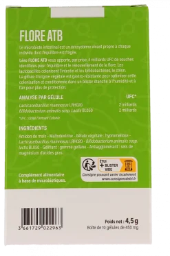Flore ATB Léro - boîte de 10 gélules