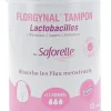 Florgynal tampon probiotique normal sans applicateur Saforelle - boite de 12 tampons