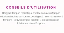 Florgynal tampon probiotique normal format éco Saforelle - boîte de 22 tampons