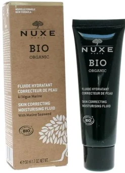 Fluide hydratant correcteur de peau bio Nuxe - tube de 50 ml