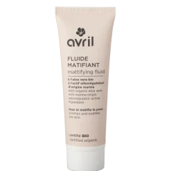 Fluide matifiant bio Avril - tube de 50 ml