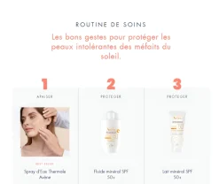 Fluide minéral SPF 50+ Avène - flacon de 40 ml