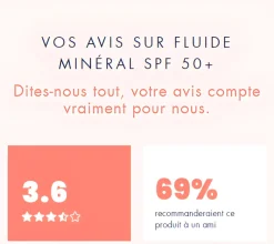 Fluide minéral SPF 50+ Avène - flacon de 40 ml