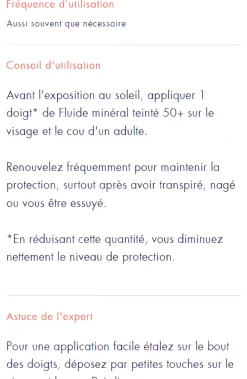 Fluide minéral teinté SPF50+ Avène - flacon de 40 ml