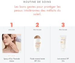 Fluide minéral teinté SPF50+ Avène - flacon de 40 ml
