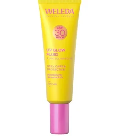 Fluide solaire éclat SPF30 Weleda - tube de 30ml