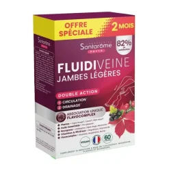 Fluidiveine Jambes légères triple action Santarome