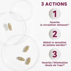 Fluidiveine Jambes légères triple action Santarome