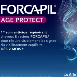 Forcapil Age Protect soin régénérant cheveux et racines Arkopharma - spray de 125ml