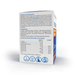 Forcapil Kératine+ Arkopharma - boîte de 60 gélules
