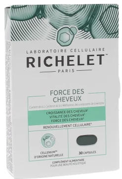 Force des cheveux Richelet - boîte de 30 capsules