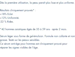 Force Suprême Sérum bleu anti-âge & réparateur homme Biotherm - flacon-pompe de 50 ml
