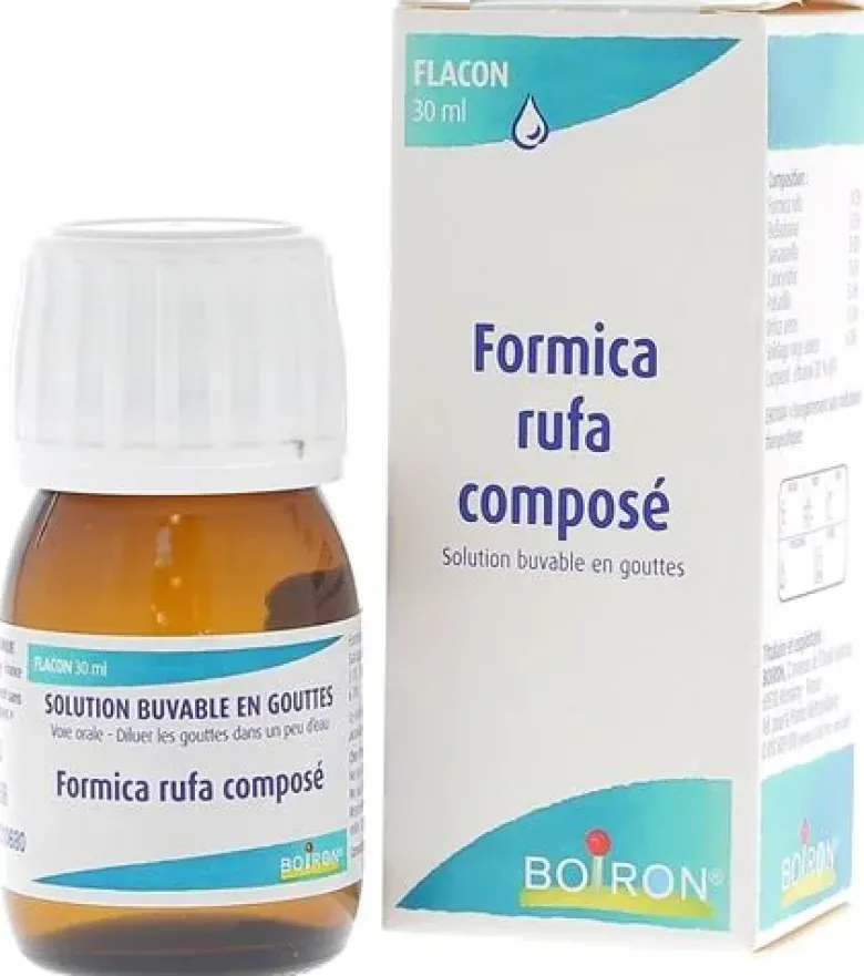 FORMICA RUFA COMPOSE Boiron - flacon de gouttes buvables de 30 ml
