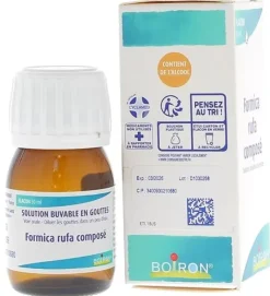 FORMICA RUFA COMPOSE Boiron - flacon de gouttes buvables de 30 ml