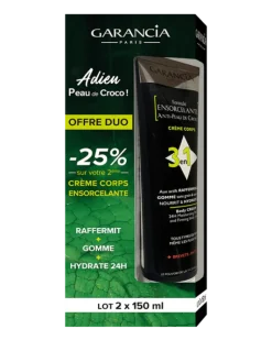 Formule Ensorcelante anti-peau de croco 3 en 1 Garancia - lot de 2x 150 ml