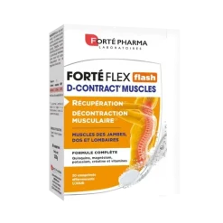 FortéFlex flash D-Contract' muscles Forté Pharma - boite de 20 comprimés effervescents