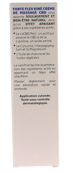 Forté flex kiné crème de massage CBD Forté Pharma - tube de 75ml