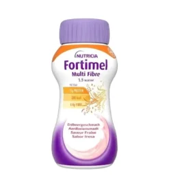 Fortimel multi fibre 1.5kcal saveur fraise Nutricia - 4 bouteilles de 200ml