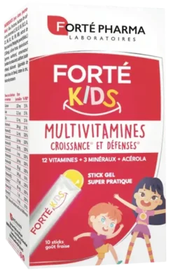 Forté Kids Multivitamines Forté Pharma - boîte de 10 sticks