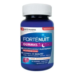 FortéNuit Gummies Forté Pharma - boîte de 30 gommes