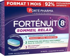 FortéNuit 8h sommeil relax FortéPharma