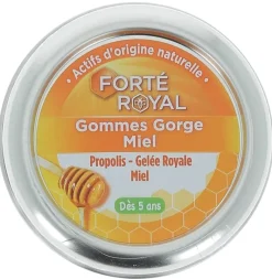 Forté Royal Gommes Gorge Miel Forté Pharma - boîte de 45 g