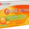 Forté Royal Pastilles pour soulager la gorge goût citron Forté Pharma - boîte de 24 pastilles
