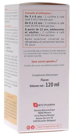 Forté Royal Solution buvable gorge apaisée Forté Pharma - flacon de 120ml