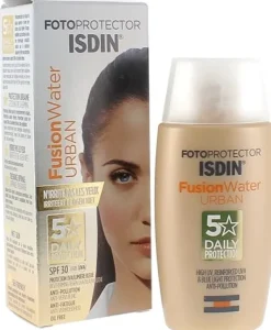 Fotoprotector Fusion Water Urban protection solaire visage SPF 30 Isdin - flacon de 50 ml
