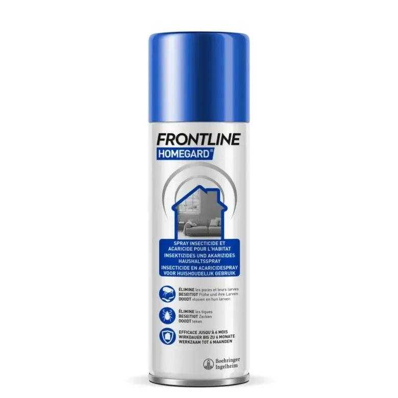 Frontline Homegard spray insecticide et acaricide habitat – 250 ml
